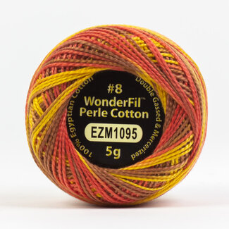 Wonderfil Eleganza™ 8wt Perle Cotton Thread Variegated - Sunburnt