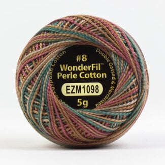 Wonderfil Eleganza™ 8wt Perle Cotton Thread Variegated - Coppertone