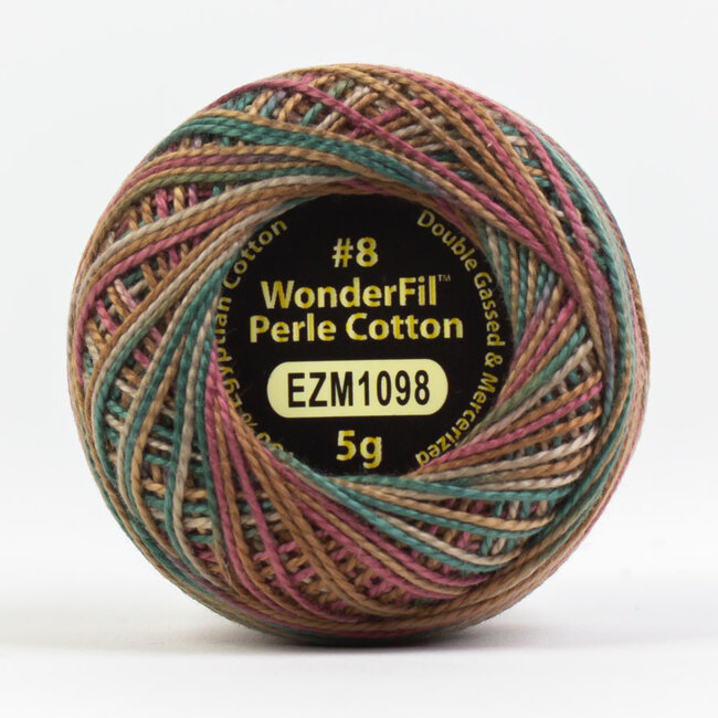 Eleganza™ 8wt Perle Cotton Thread Variegated - Coppertone