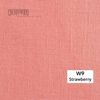 Cherrywood Hand Dyed Fabrics W09 Strawberry