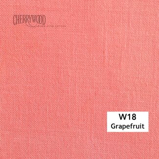 Cherrywood Hand Dyed Fabrics W18 Grapefruit