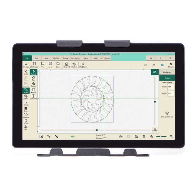 HQ Pro-Stitcher Premium Tablet & Software (WITH Pro-Stitcher Designer)