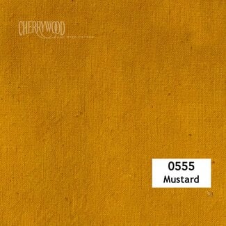 Cherrywood Hand Dyed Fabrics 0555 Mustard