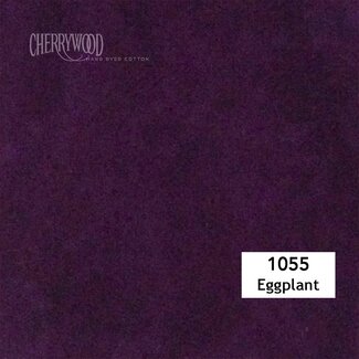 Cherrywood Hand Dyed Fabrics 1055 Eggplant