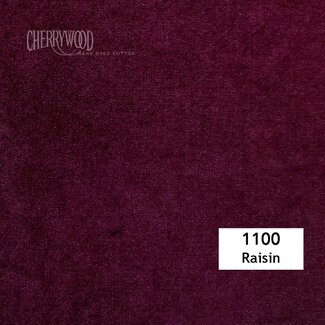 Cherrywood Hand Dyed Fabrics 1100 Raisin