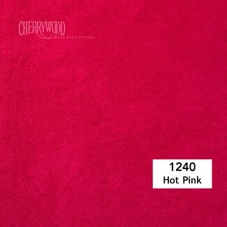 Cherrywood Hand Dyed Fabrics 1240 Hot Pink