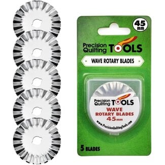 Precision Quilting Tools WAVE ROTARY BLADE 45MM