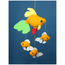 School of Goldfish Hand Stitching Felt Kit