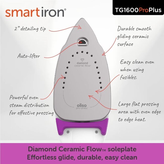 TG1600 Pro Plus Smart Iron - Orchid