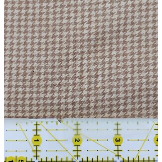 Marcus Fabrics 75cm of Primo Flannel Plaids (Maple Lake), Houndstooth 0140