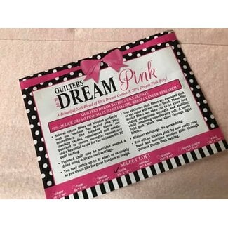 Dream Cotton LAST CALL 61" Wide Batting / Meter 80 Cotton 20 Poly - Light Pink Hue