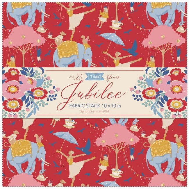 Jubilee Fabric Stack 10in Square,  40 pcs