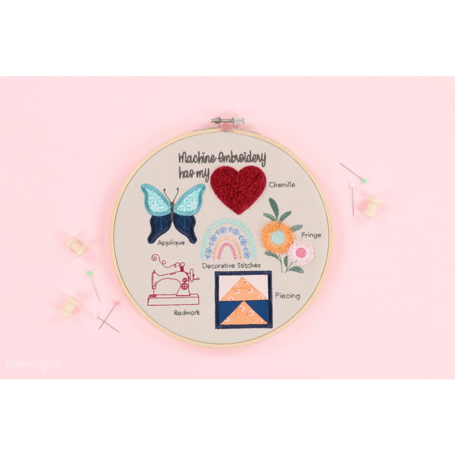 Kimberbell Embroidery Hoop Stitch Sampler
