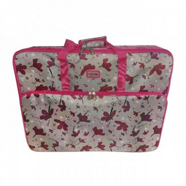 Embroidery Module Bag - Pink Daisies