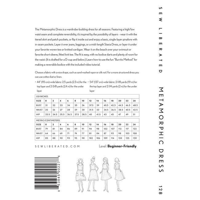 Metamorphic Dress Pattern