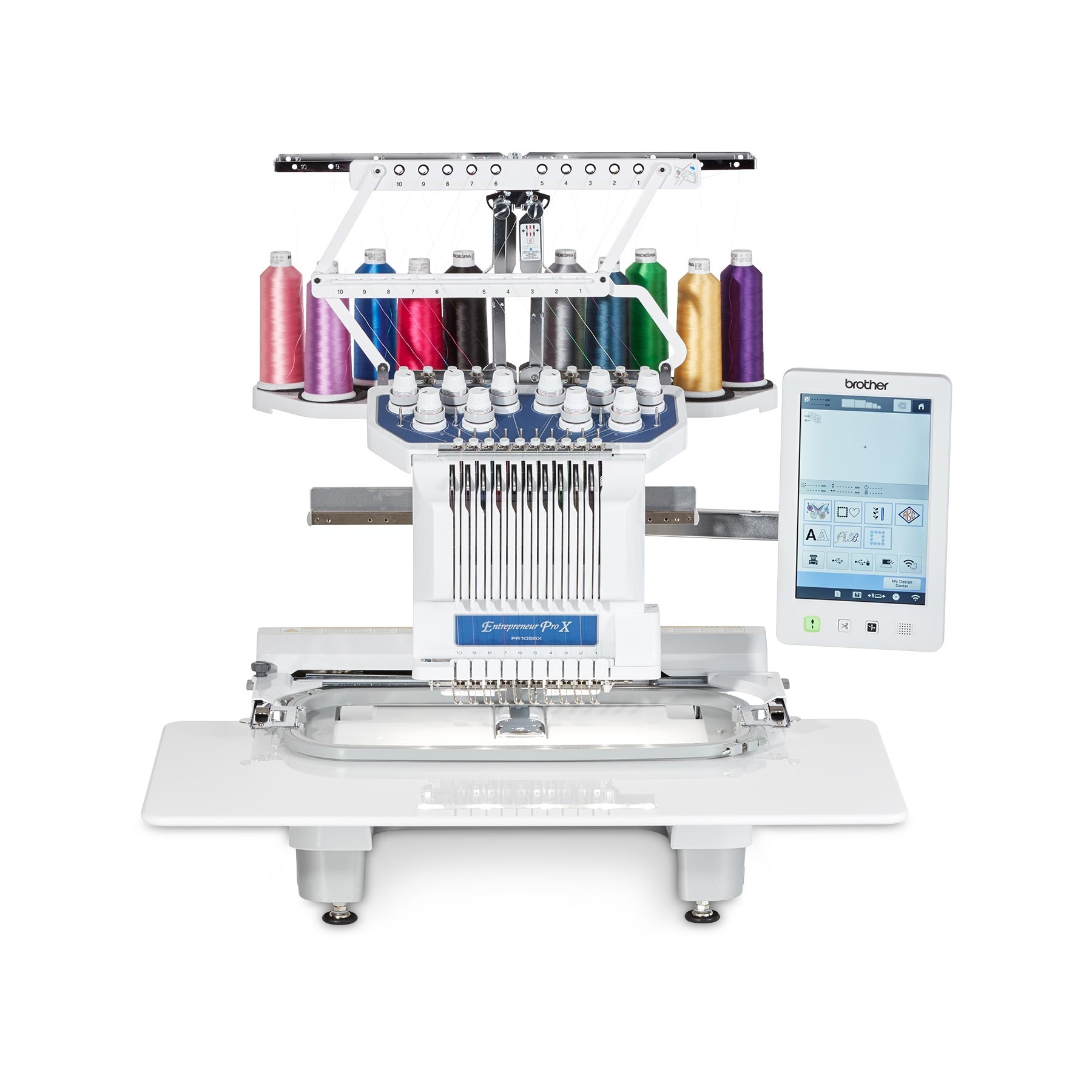 PR1055X Entrepreneur® Pro X 10 Needle Embroidery Machine - Stitch