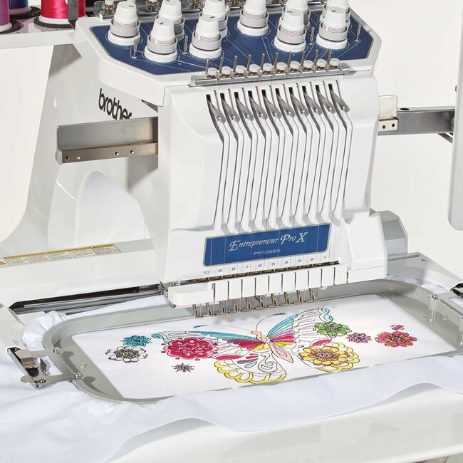 PR1055X	Entrepreneur® Pro X 10 Needle Embroidery Machine