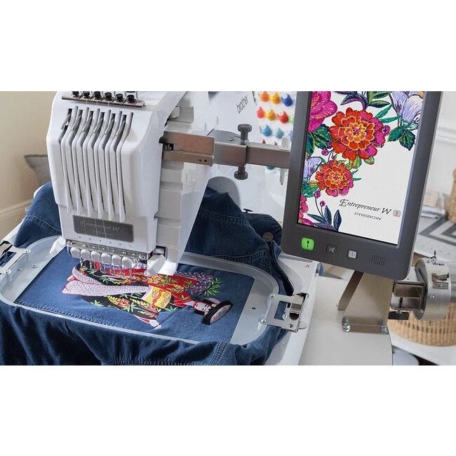 PR680W Entrepreneur® 6-Needle Embroidery Machine
