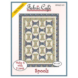 Fabric Cafe Spools - 3 Yard Quilt Pattern