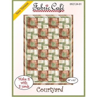 Fabric Cafe Courtyard - 3 Yard Quilt Pattern