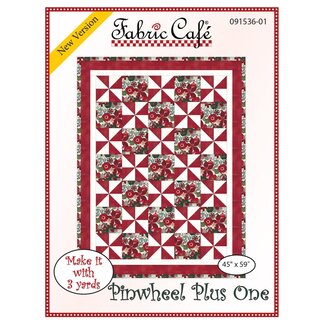 Fabric Cafe Pinwheel Plus One  - 3 Yard Quilt Pattern