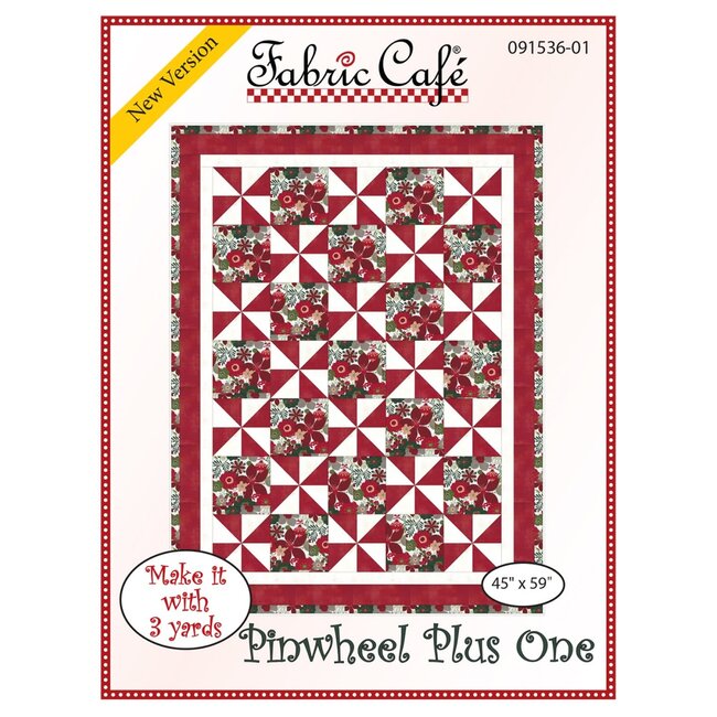 Pinwheel Plus One  - 3 Yard Quilt Pattern