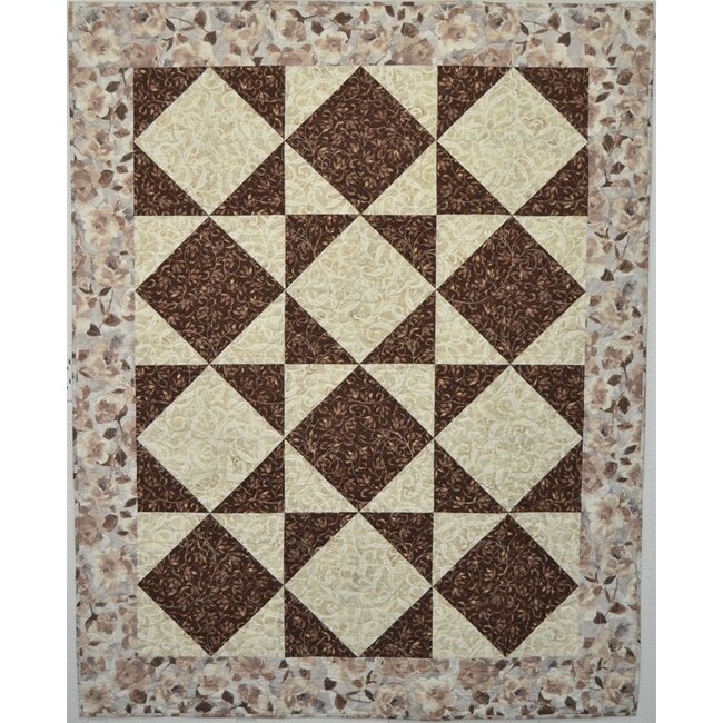 Tumbling Triangles - 3 Yard Quilt Pattern