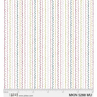 P&B Textiles Mystical Kingdom, Rick Rack Stripe - 5288 -MU $0.20 per cm or $20/m