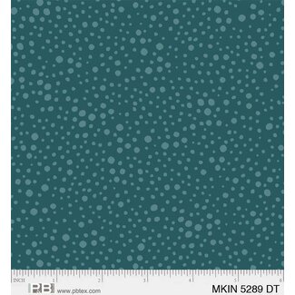 P&B Textiles Mystical Kingdom, Dark Teal Droplets - 5289 - DT $0.20 per cm or $20/m