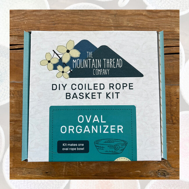 Coiled Rope Basket Kit - Oval Organizer