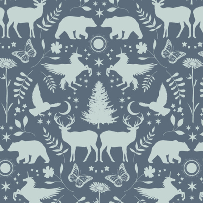 Mystical Land Knit - Mirror Lake $.32/cm or $32/m