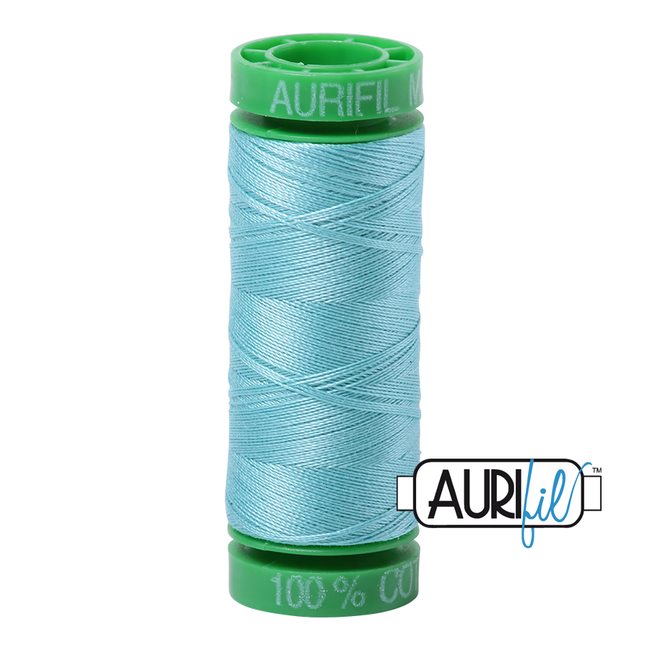 AURIFIL 40 WT Light Turquoise 5006 Small Spool