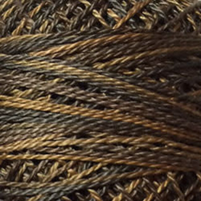 Perle Cotton Size 12, Varigates:  P9 - Bronze - Vintage Hues Sampler