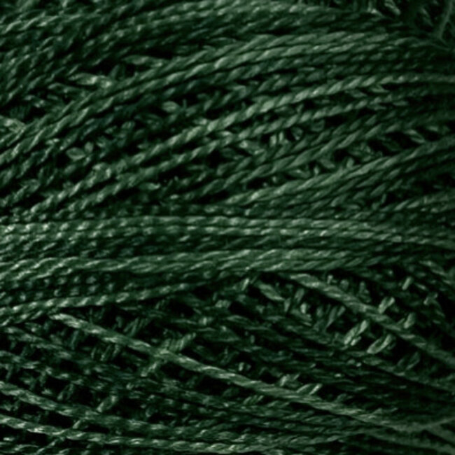 Perle Cotton Size 12, Varigates:  O39 - Forest Greens