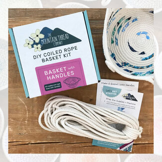 Mountain Thread Company Coiled Rope Basket Kit - Basket With Handles