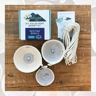 Mountain Thread Company Coiled Rope Basket Kit - Nesting Bowls