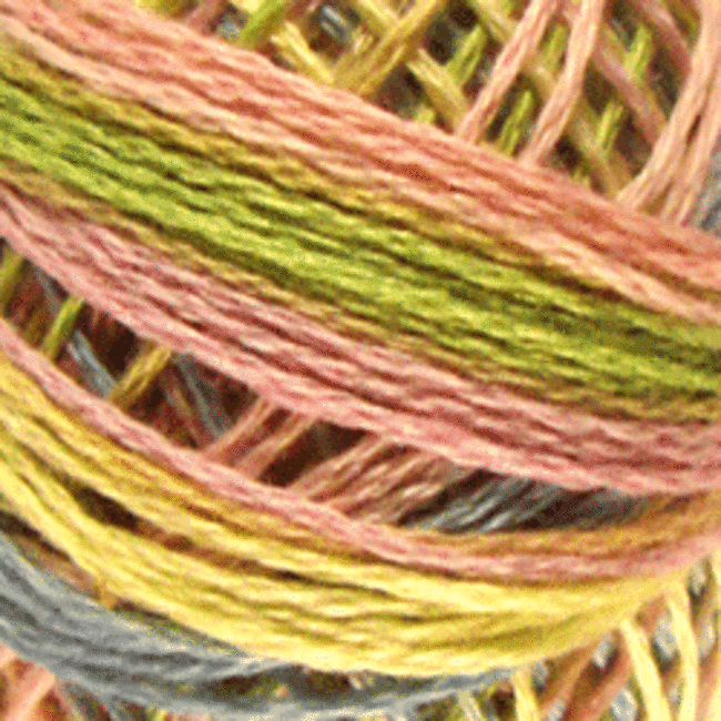 3 Strand Cotton Floss: M20 - Pastels -blue, lime, pink
