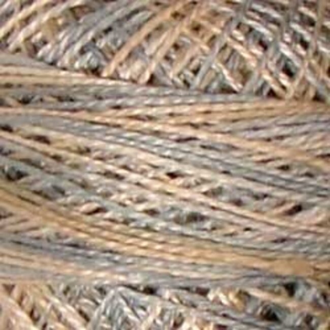 3 Strand Cotton Floss: M1001 - Vanilla Sky - soft vanilla cream &gray blue