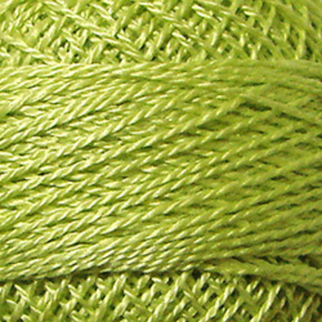 Perle Cotton Size 8, Solids: 1262 - Luminous Lime