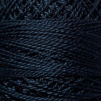 Valdani Perle Cotton Size 8, Solids: 108 - Dusty Navy