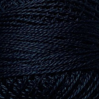 Valdani Perle Cotton Size 8, Solids: 1072 - Vibrant Navy