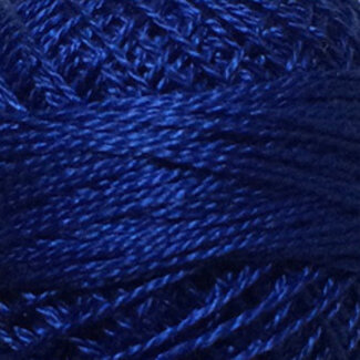 Valdani Perle Cotton Size 8, Solids: 105 - Luminous Rich Navy