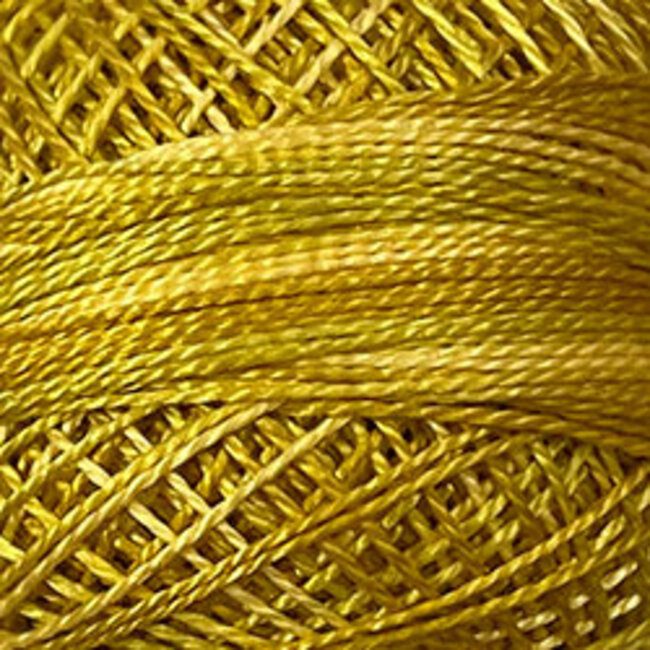 Perle Cotton Size 12, Varigates:  V106 - Antique Golds
