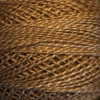 Valdani Perle Cotton Size 12, Varigates:  PT31 - Golden Fur