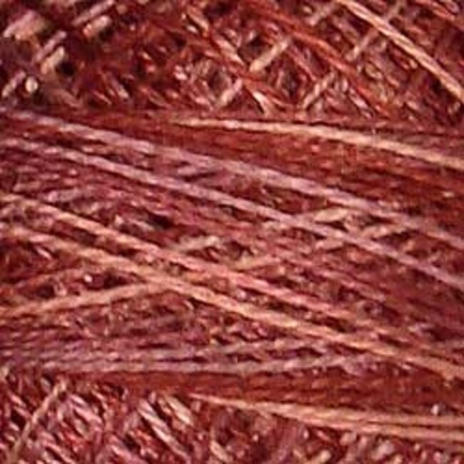 Perle Cotton Size 12, Varigates:  P8 - Old Rose - Vintage Hues Sampler
