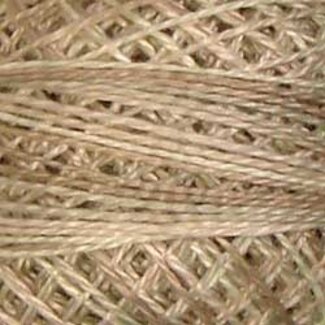 Valdani Perle Cotton Size 12, Varigates:  P4 - Aged White Light - Vintage Hues Sampler