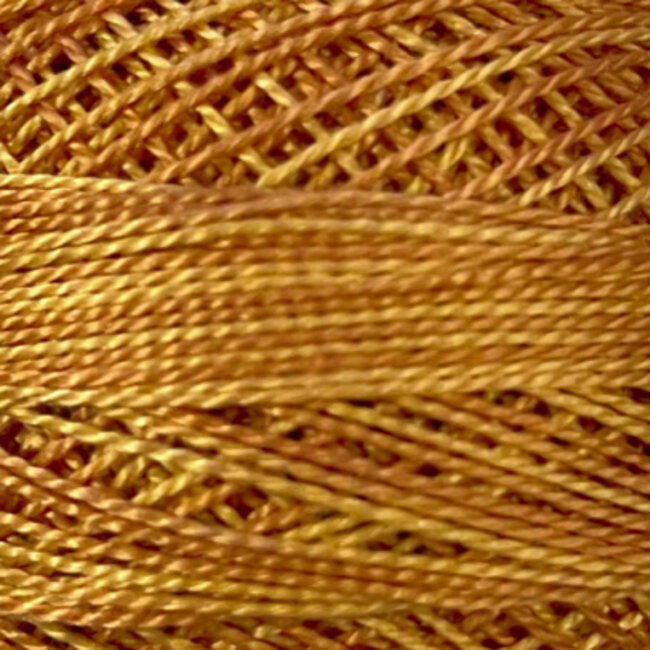 Perle Cotton Size 12, Varigates:  O67 - Rusty Gold