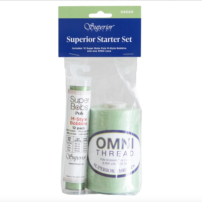 Superior Starter Set - OMNI™ & Bobbins - Green