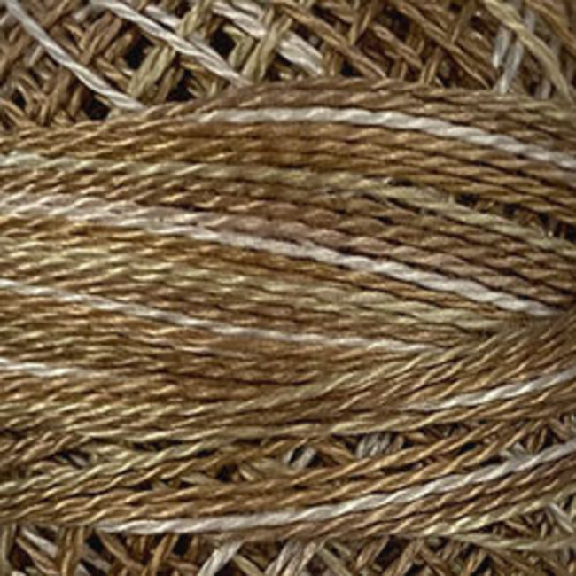 Perle Cotton Size 12, Varigates:  O576 - Weathered Hay