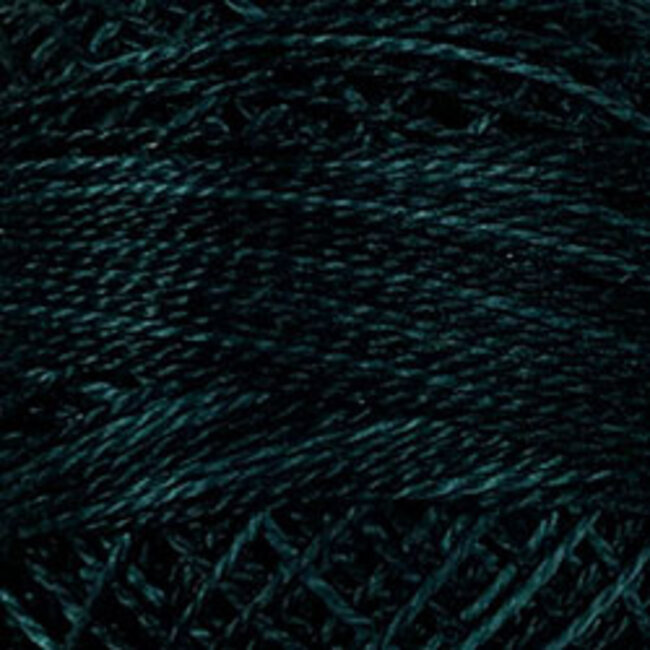 Perle Cotton Size 12, Varigates:  O572 - Blue Blackbird